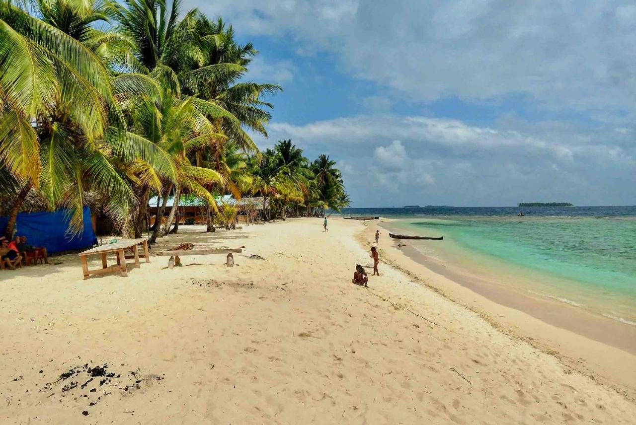 San Blas Islands - Private Cabin Over-The-Ocean Including Meals Mandinga Número Uno Exteriör bild